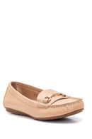 Women's Beige Buckle Casual Loafer | Derimod