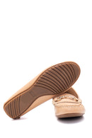 Women's Beige Buckle Casual Loafer | Derimod
