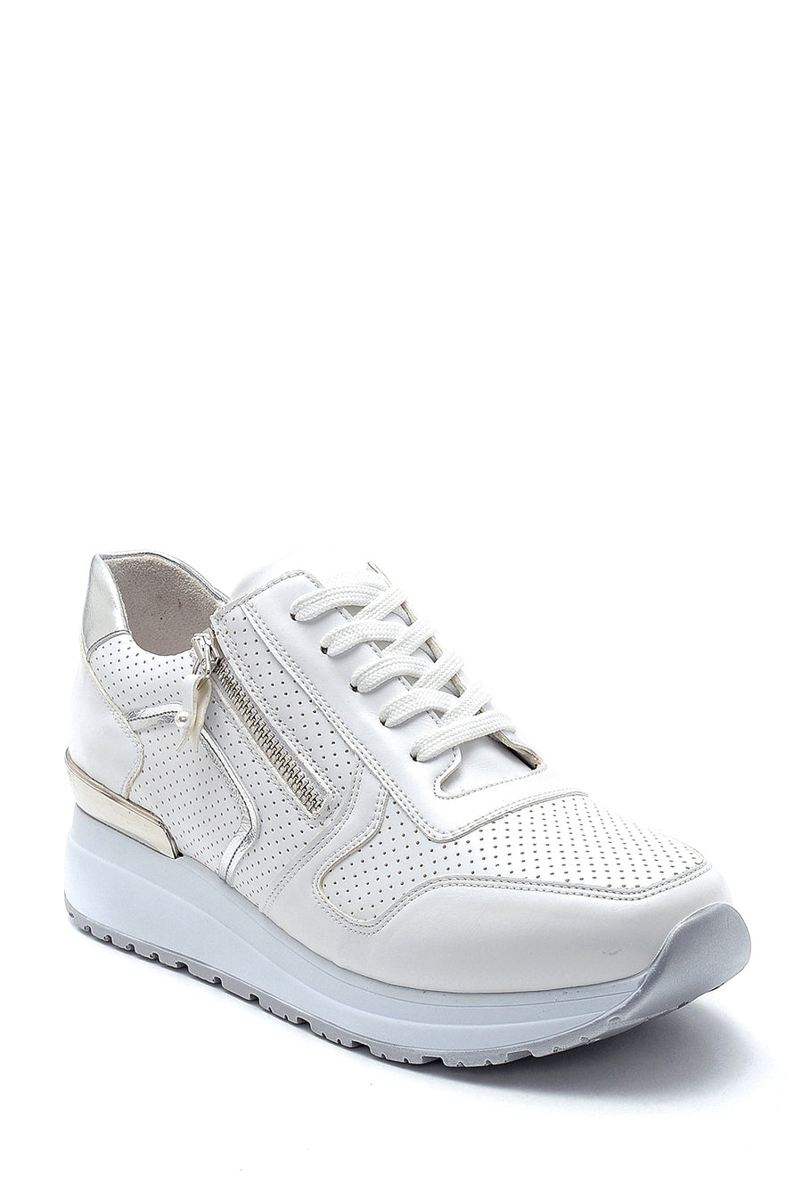 Kadın Fermuar Detaylı Sneaker