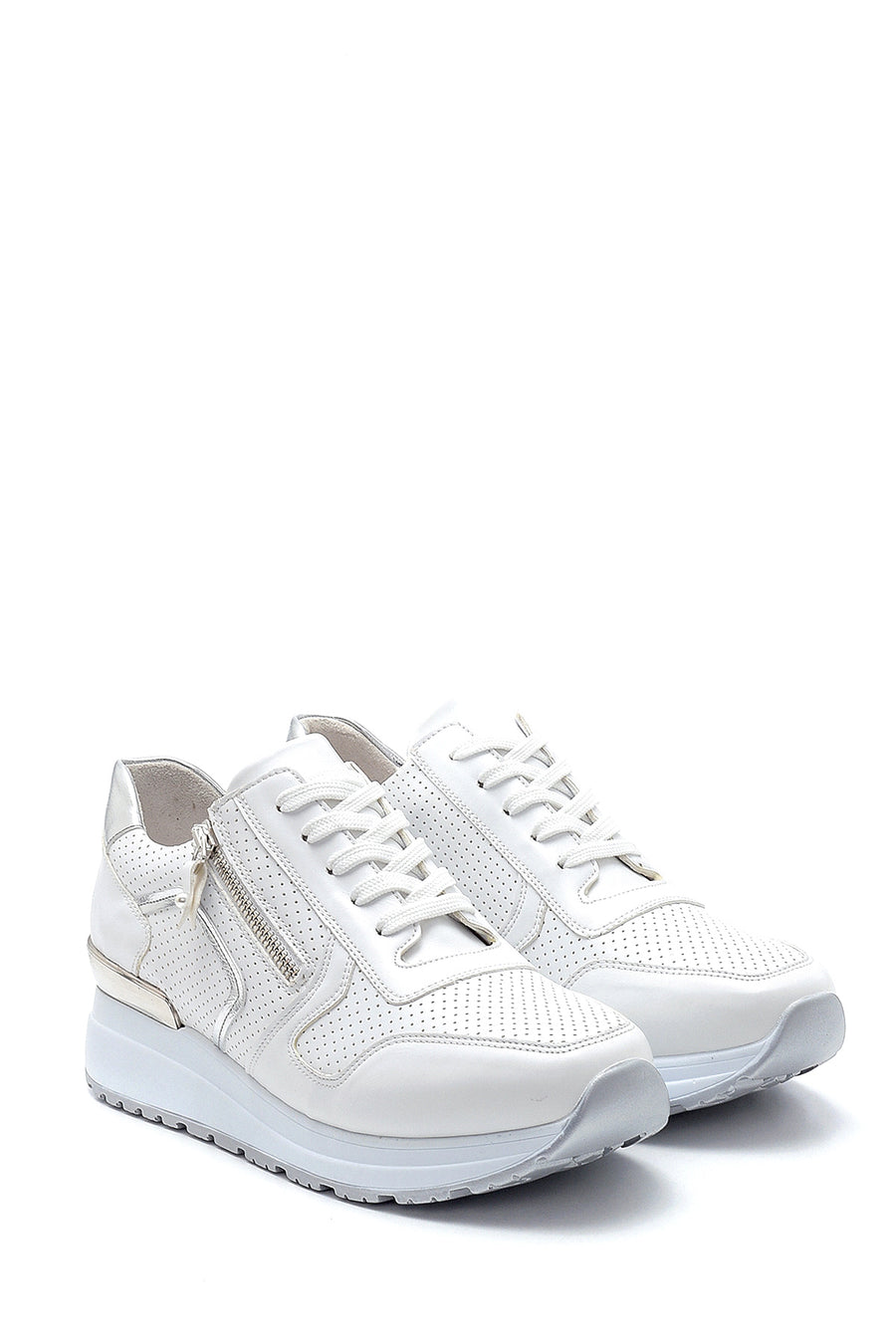 Kadın Fermuar Detaylı Sneaker