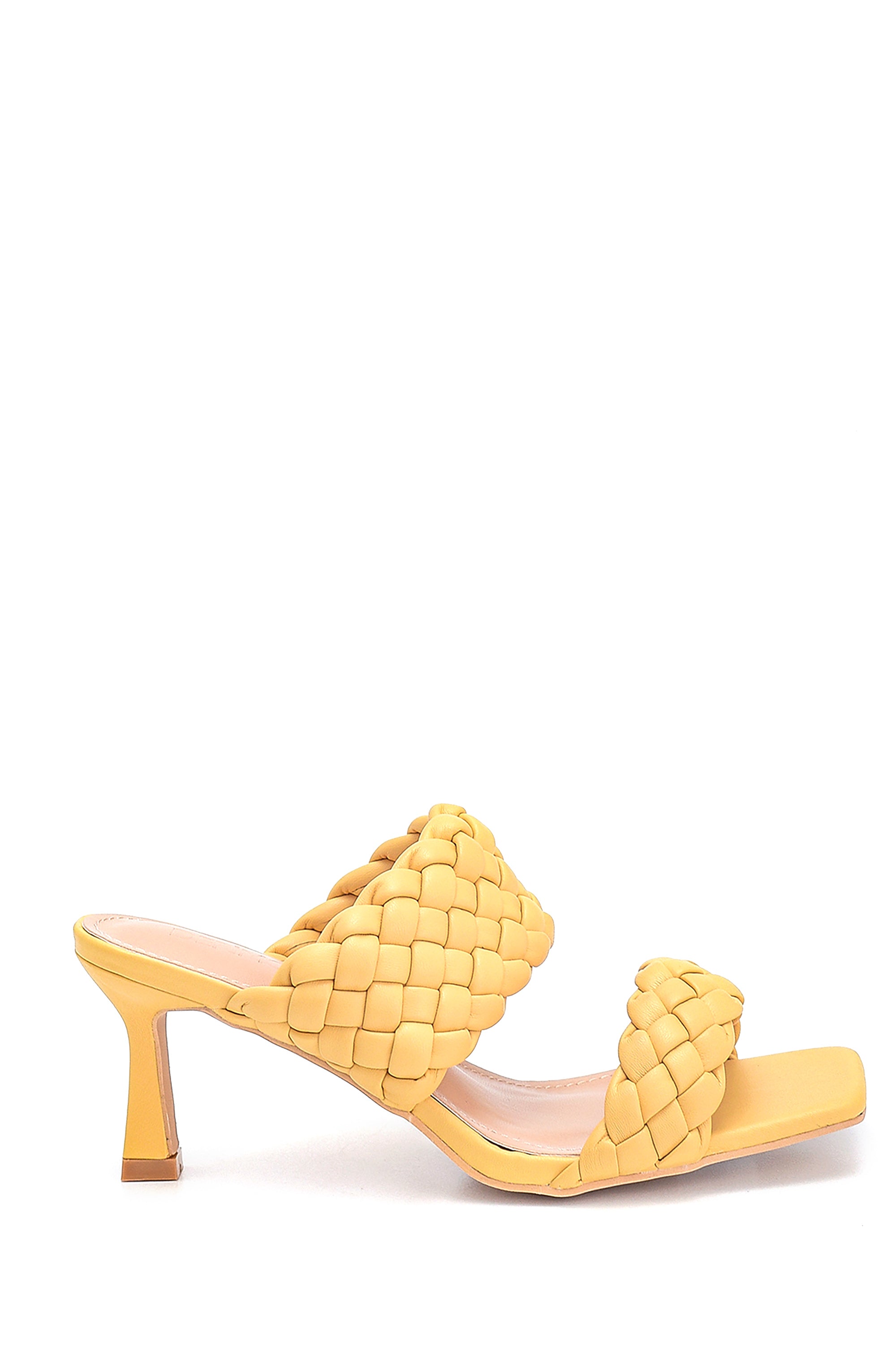 Kadın Örgü Detaylı Topuklu Terlik 21SFE450529 | Derimod