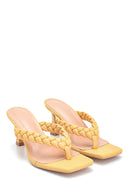 Women's Casual Heeled Slippers | Derimod