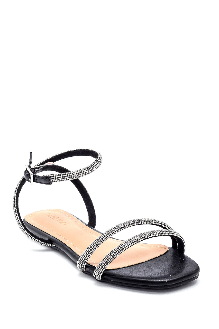Kadın Taş Detaylı Casual Sandalet