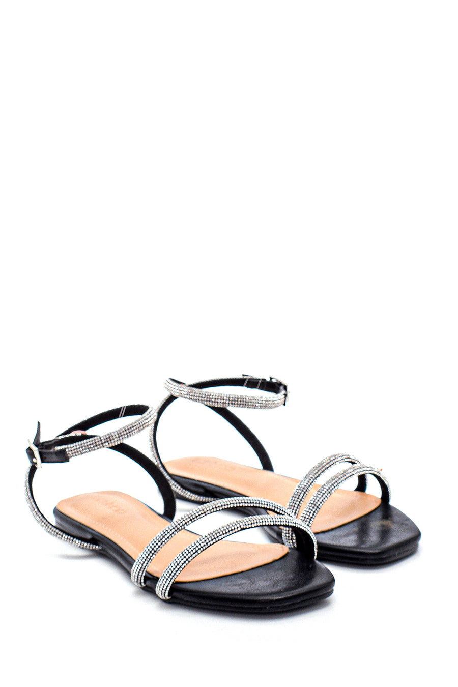 Kadın Taş Detaylı Casual Sandalet