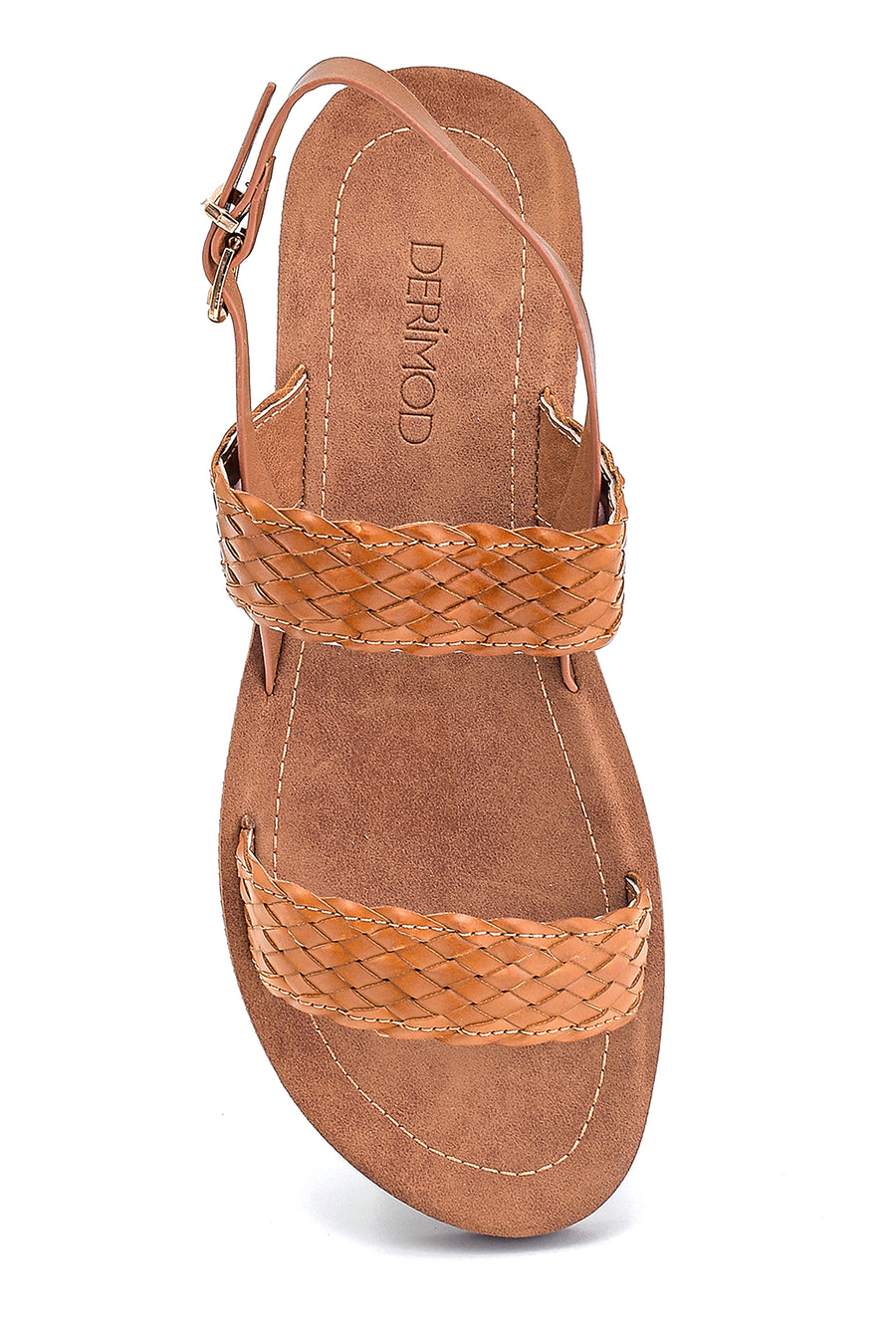 Kadın Örgü Detaylı Casual Sandalet