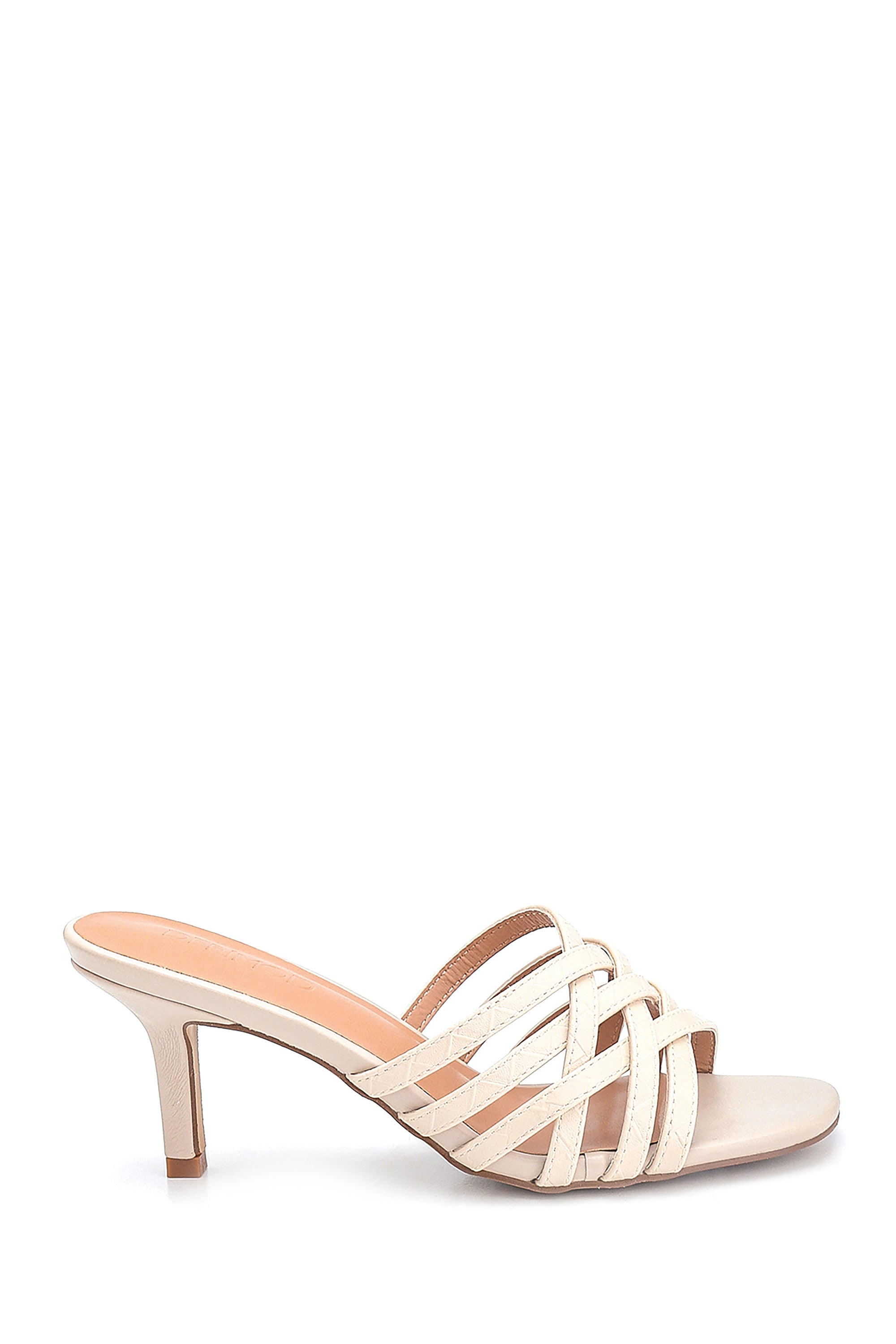 Women's Casual Heeled Slippers 21SFE463326 | Derimod