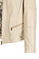 Donna Women's Beige Short Leather Jacket | Derimod