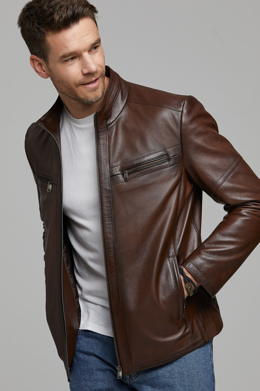 Cody Men's Leather Jacket