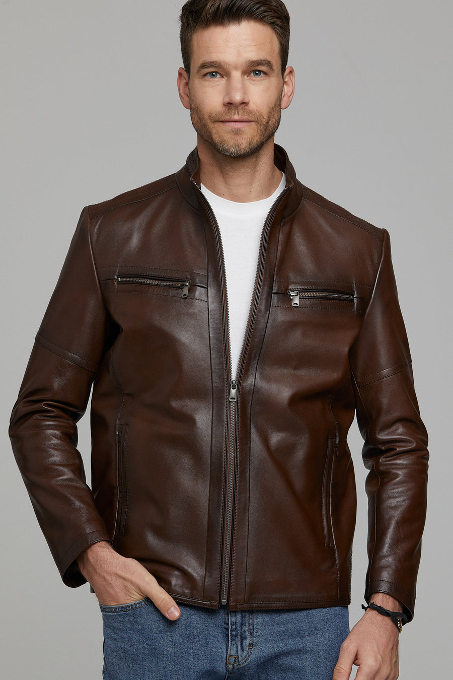Cody Men's Leather Jacket