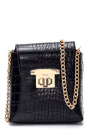 Kadın Kroko Desenli Çapraz Çanta | Derimod