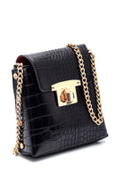 Kadın Kroko Desenli Çapraz Çanta | Derimod