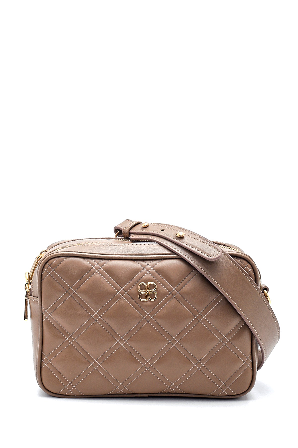 Women's Mink Faux Leather Crossbody Bag 21WBD2111KP | Derimod