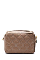 Women's Mink Faux Leather Crossbody Bag | Derimod