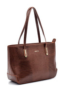 Women's Lizard Patterned Shoulder Bag | Derimod