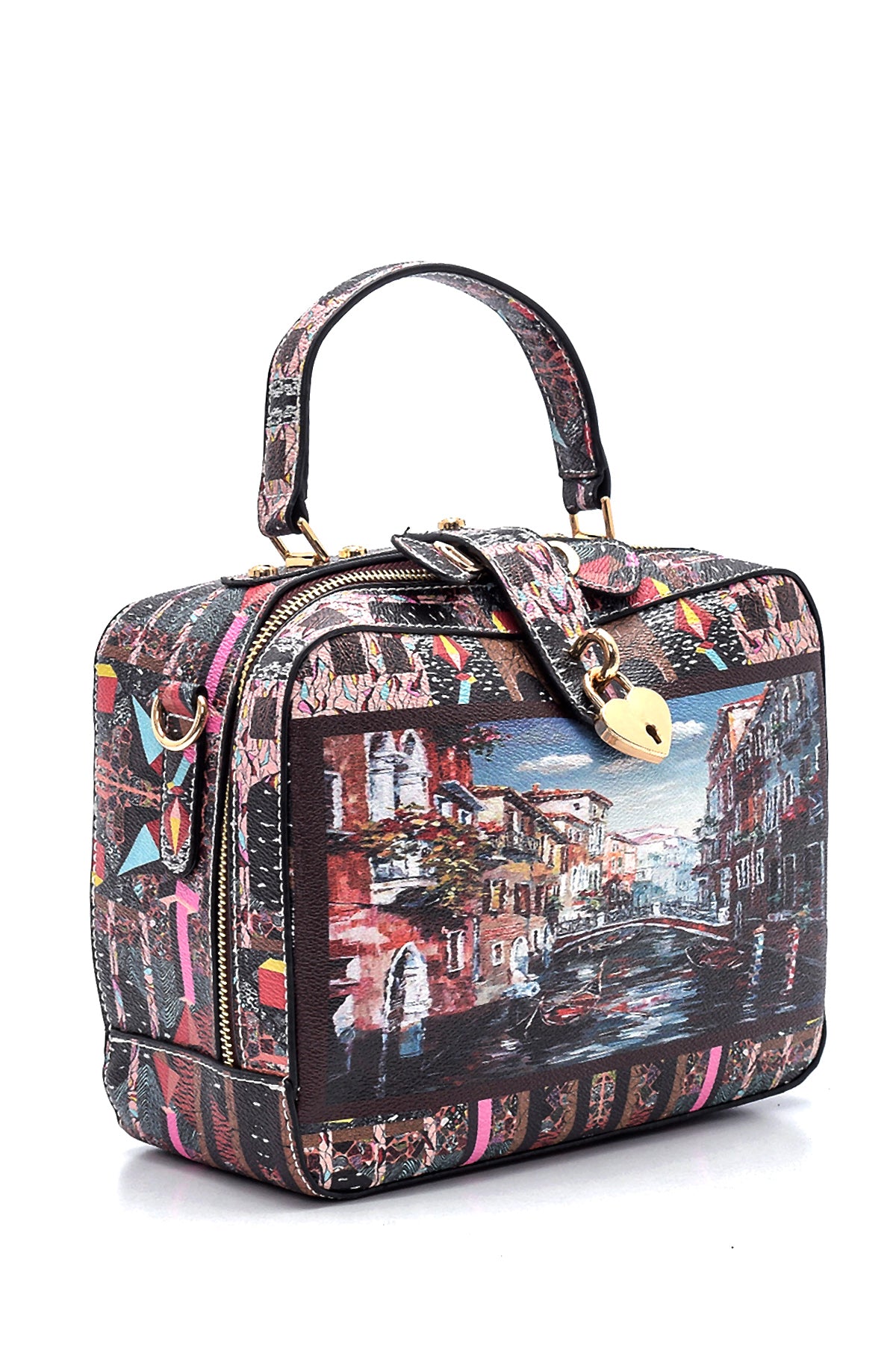 Women's Printed Shoulder Bag 21WBD240526 | Derimod