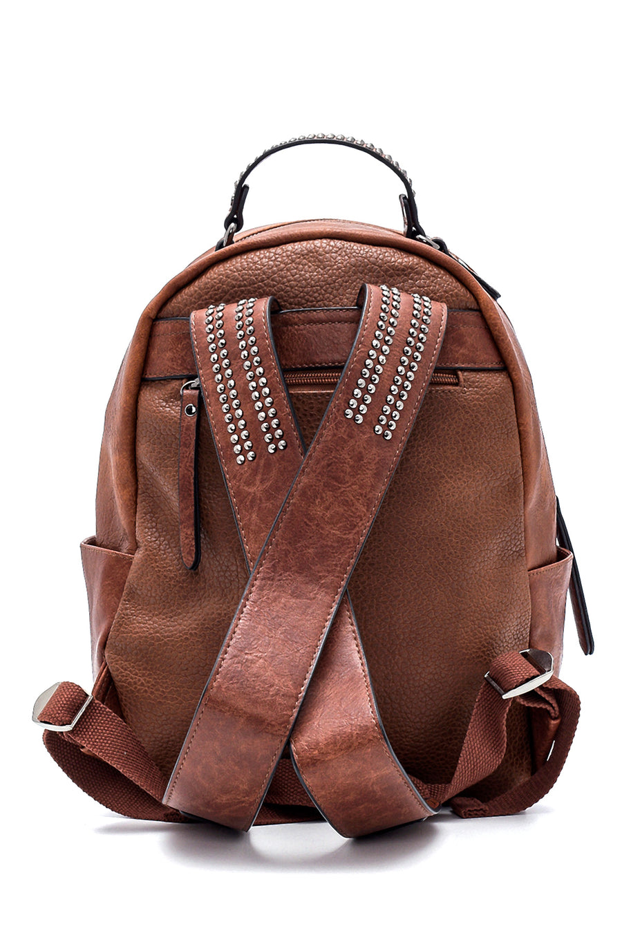 Women's Metal Detailed Backpack