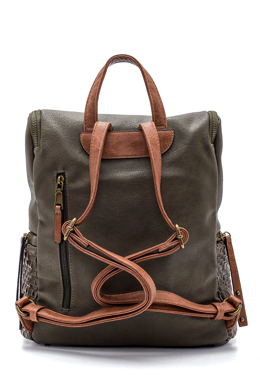 Women's Knitted Detailed Backpack
