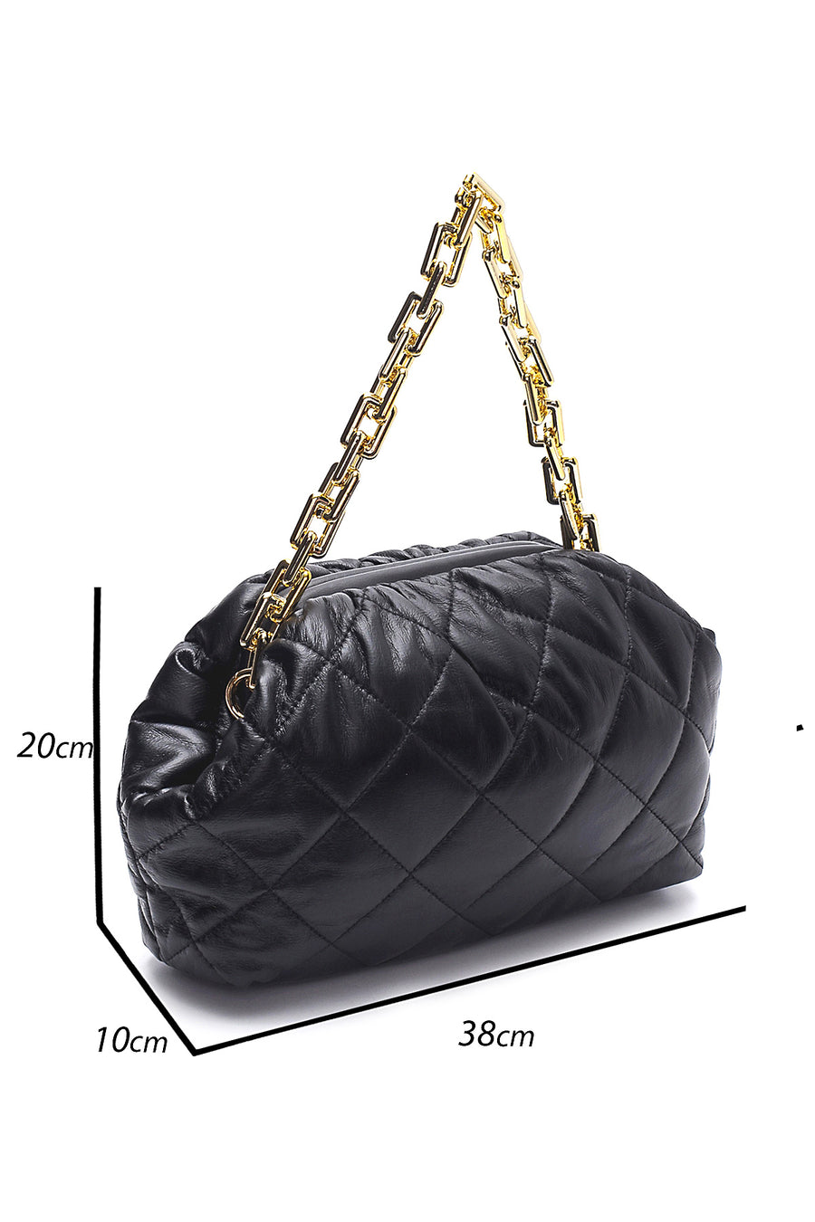 Women's Square Patterned Shoulder Bag