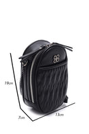 Women's Geometric Patterned Mini Crossbody Bag | Derimod