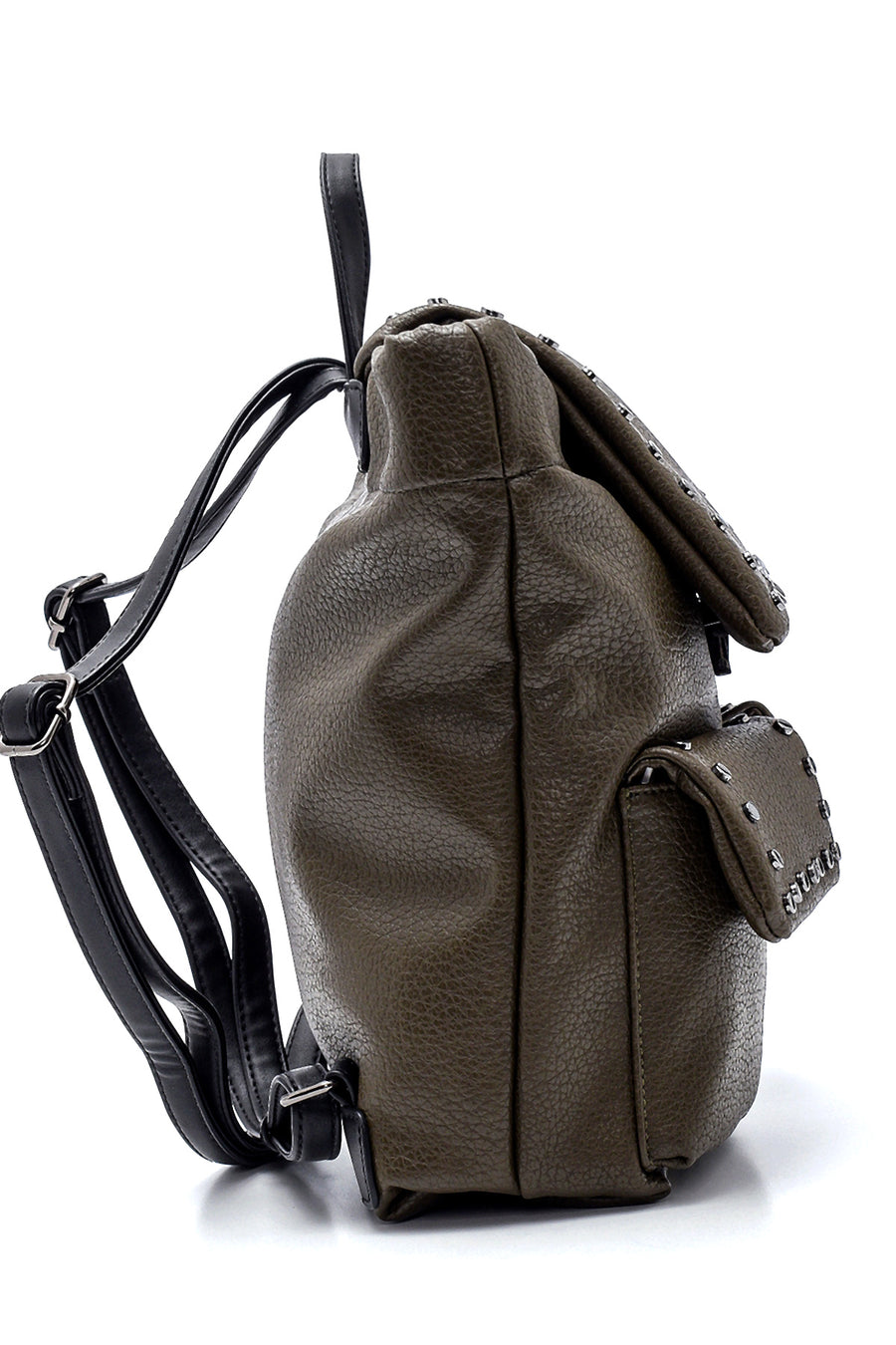 Women's Metal Detailed Backpack