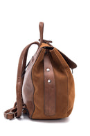 Kadın Taba Süet Sırt Çantası | Derimod