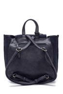 Kadın Lacivert Süet Sırt Çantası | Derimod