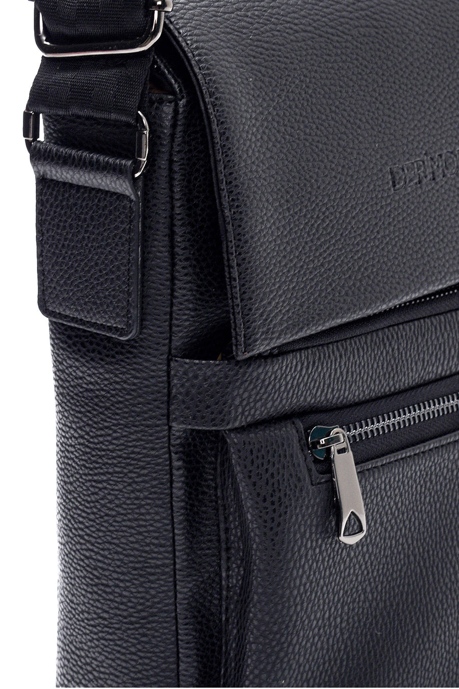 Men's Black Messenger Bag