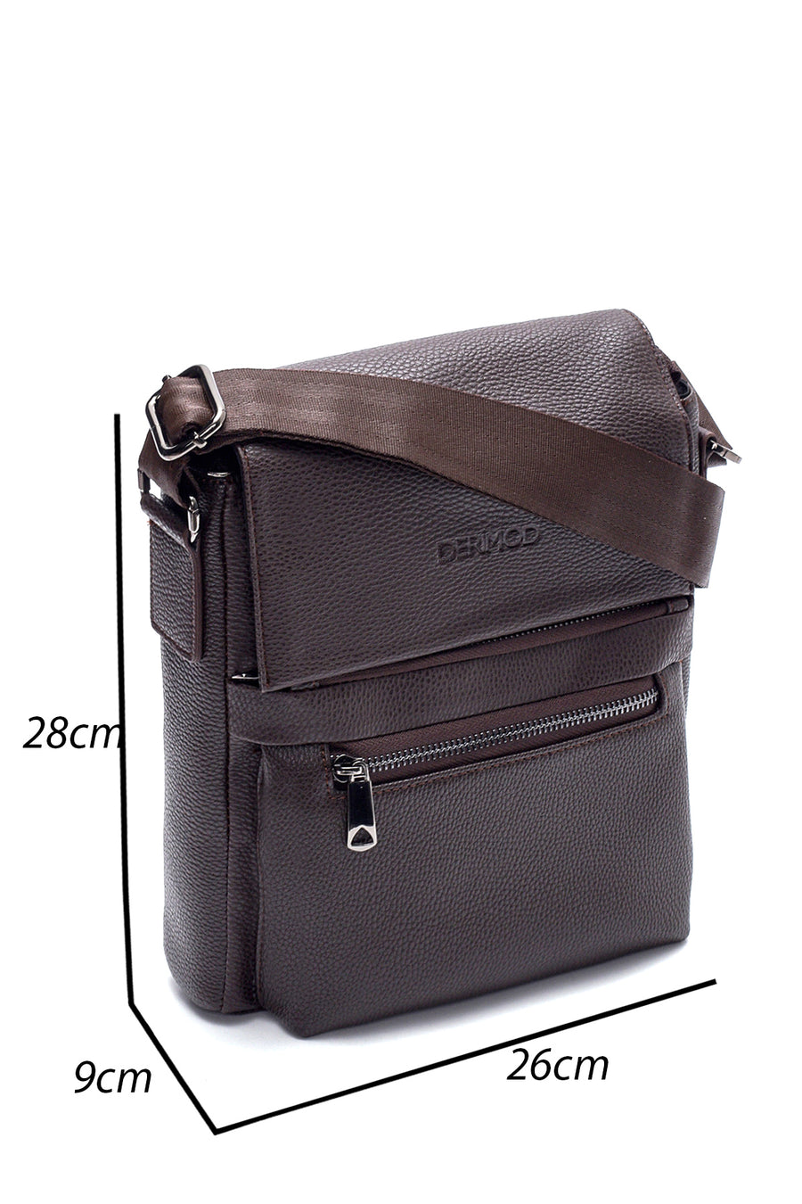 Men's Brown Messenger Bag
