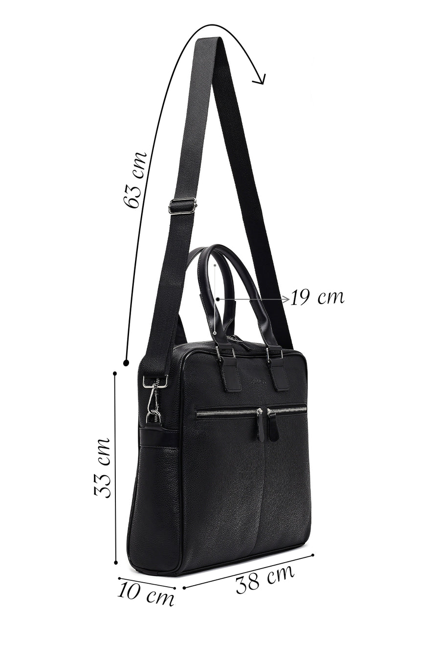 Men's Black Briefcase