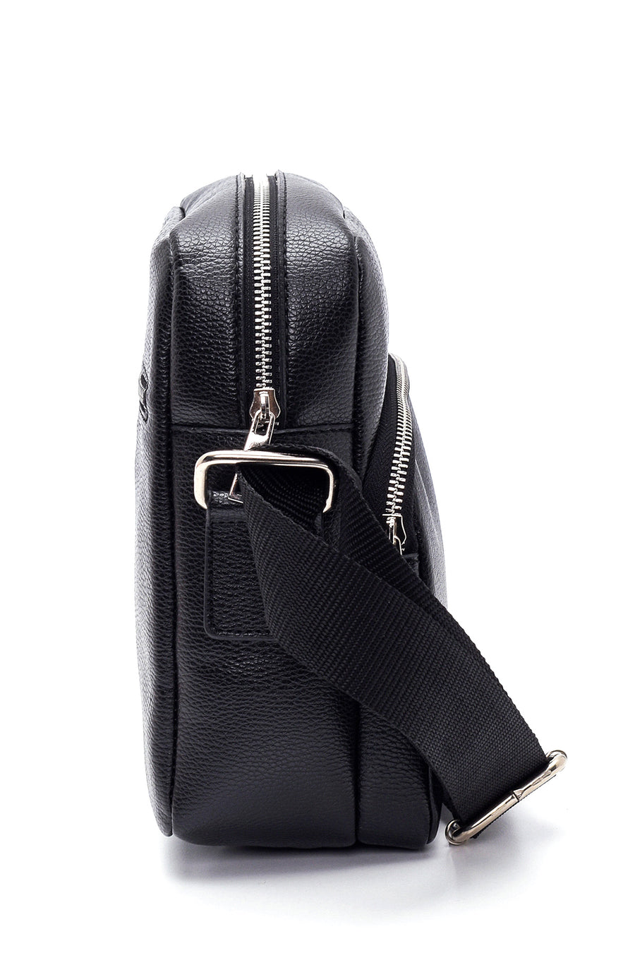 Men's Black Messenger Bag