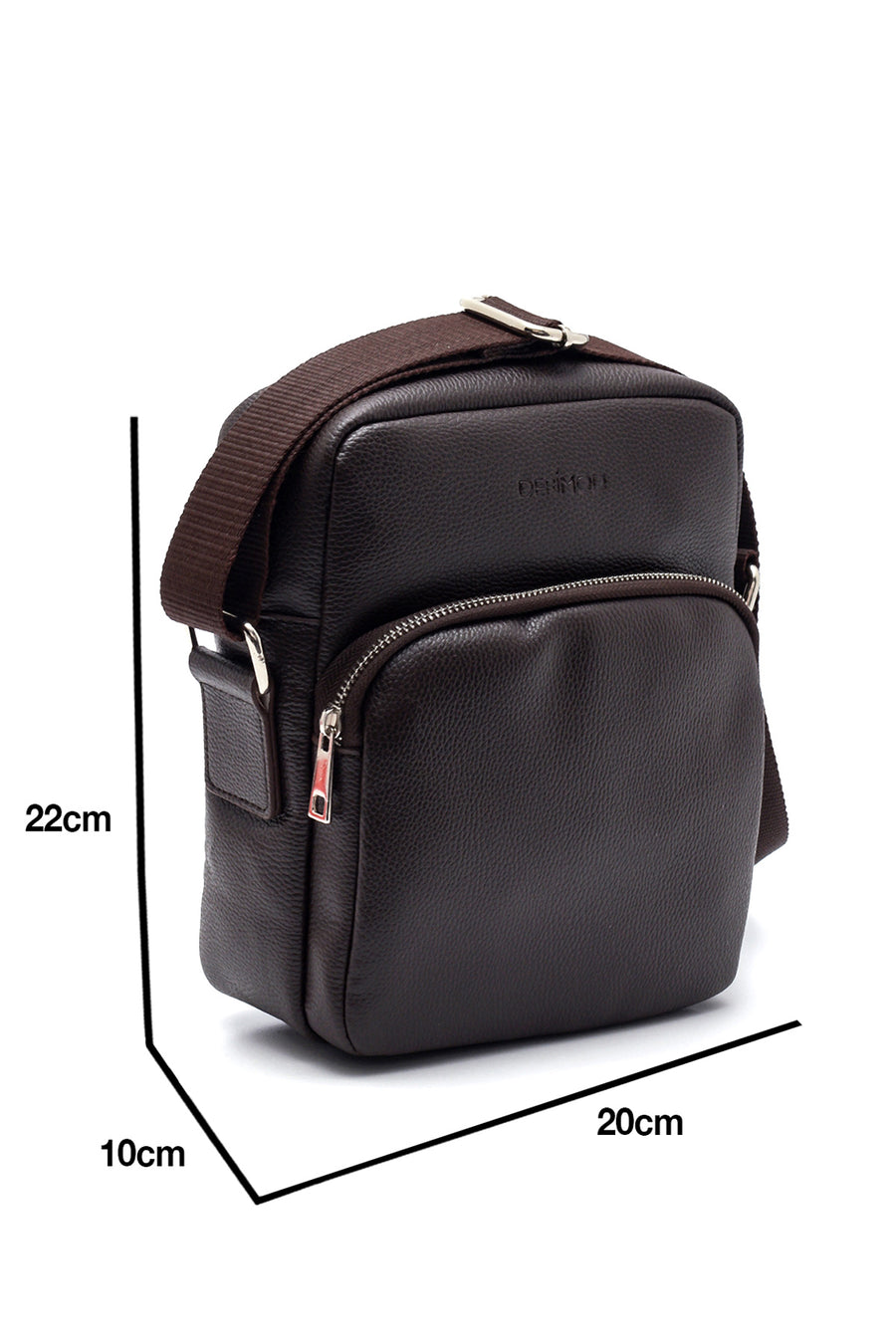 Men's Brown Messenger Bag