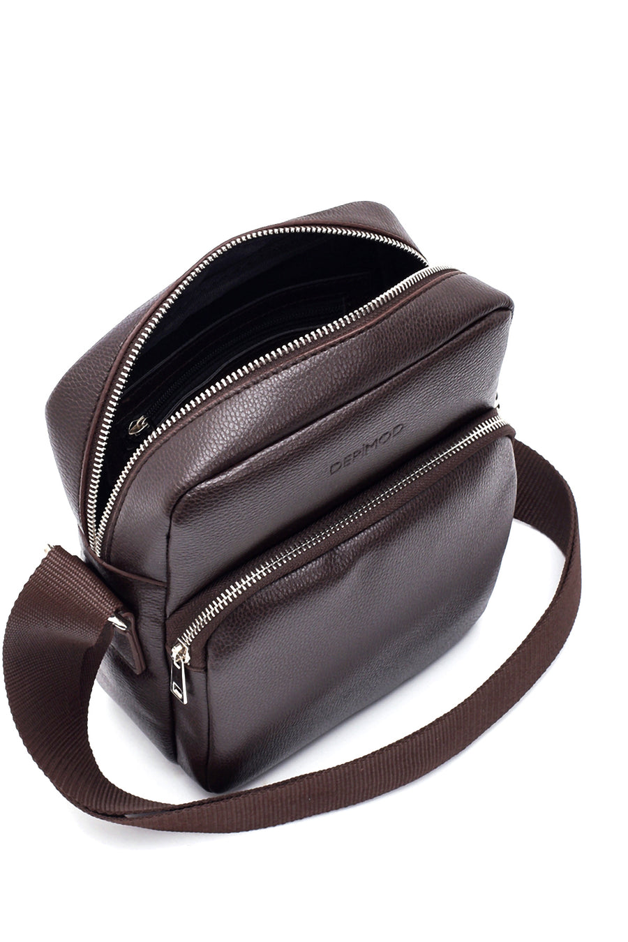 Men's Brown Messenger Bag