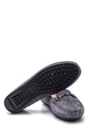 Women's Leather Suede Loafer | Derimod