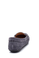 Women's Leather Suede Loafer | Derimod