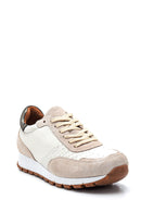 Women's Leather Patterned Sneaker | Derimod