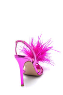 Women's Derimod X Whenever Company Furry Heeled Sandals | Derimod