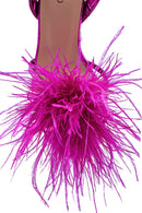 Women's Derimod X Whenever Company Furry Heeled Sandals | Derimod