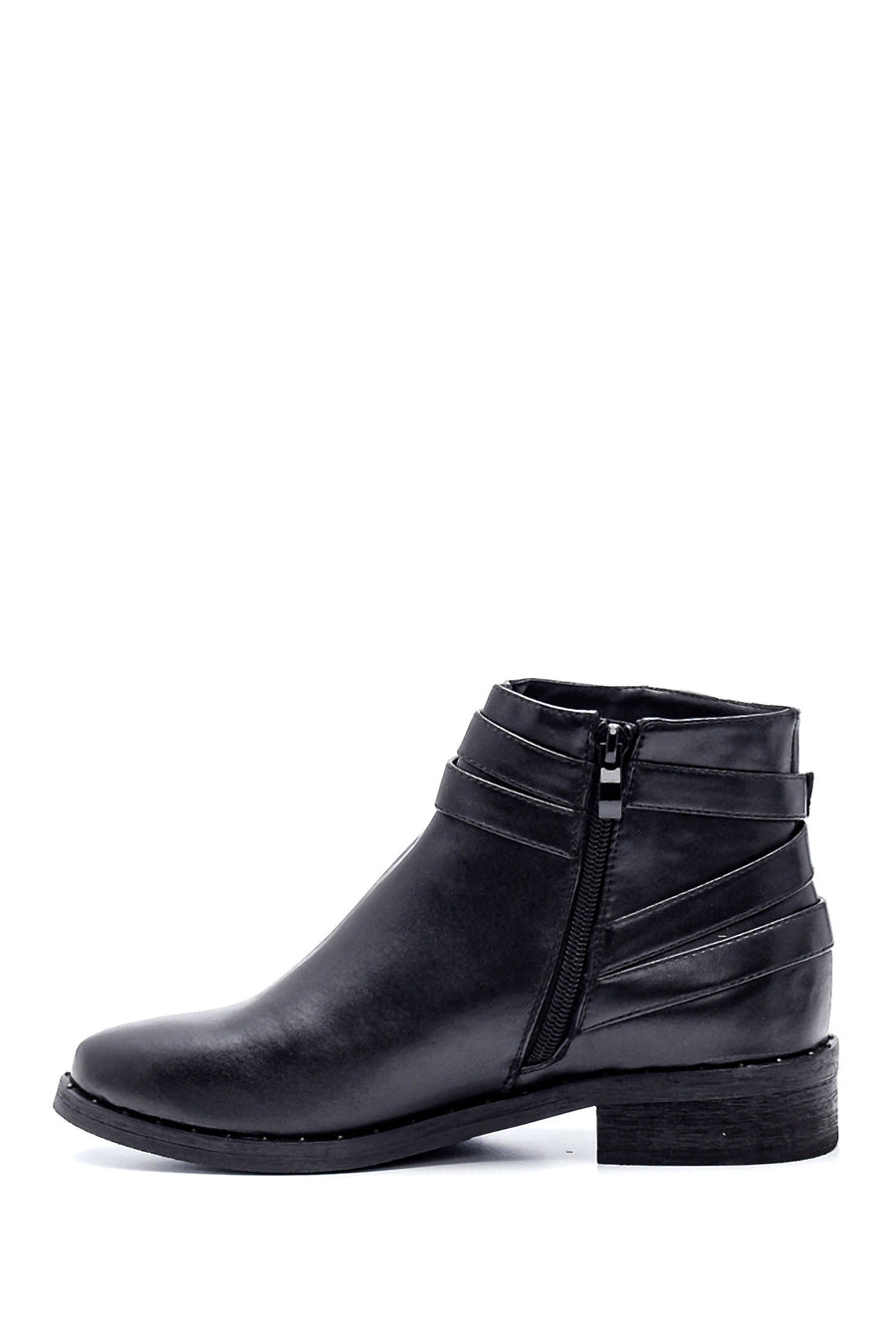 Women's Buckle Detailed Boots