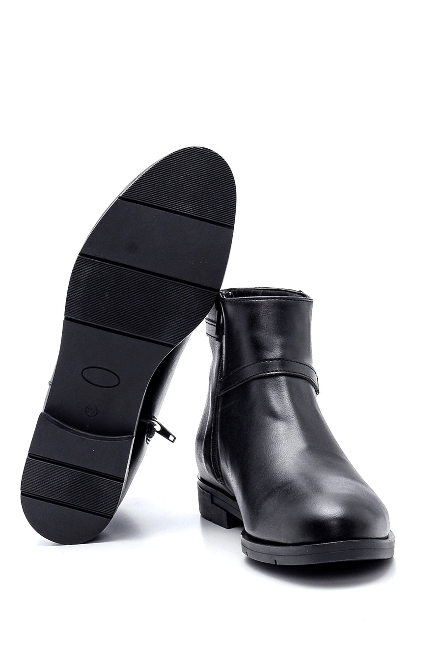 Women's Buckle Detailed Boots