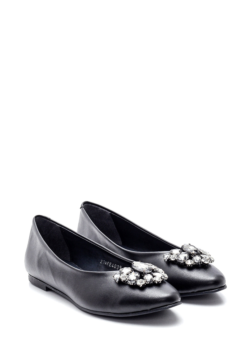 Women's Stone Detailed Ballerinas