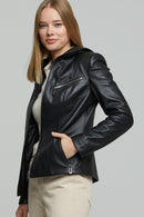 Patricia Kadın Deri Ceket | Derimod