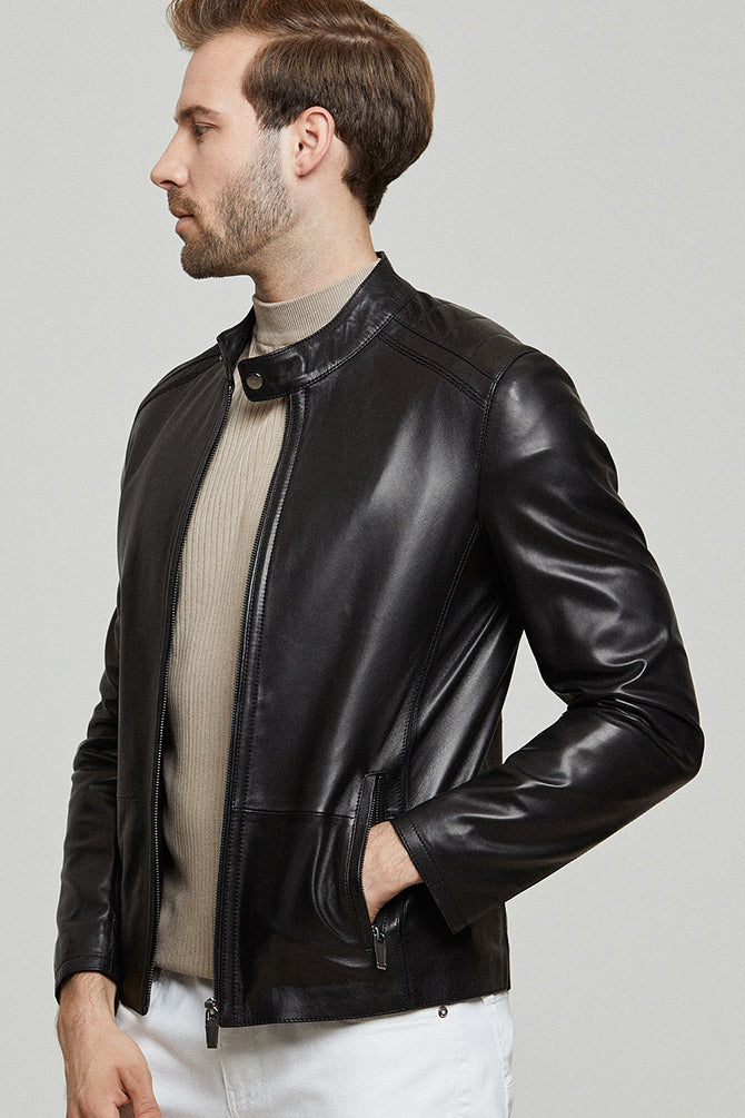 Pogba Men's Leather Jacket