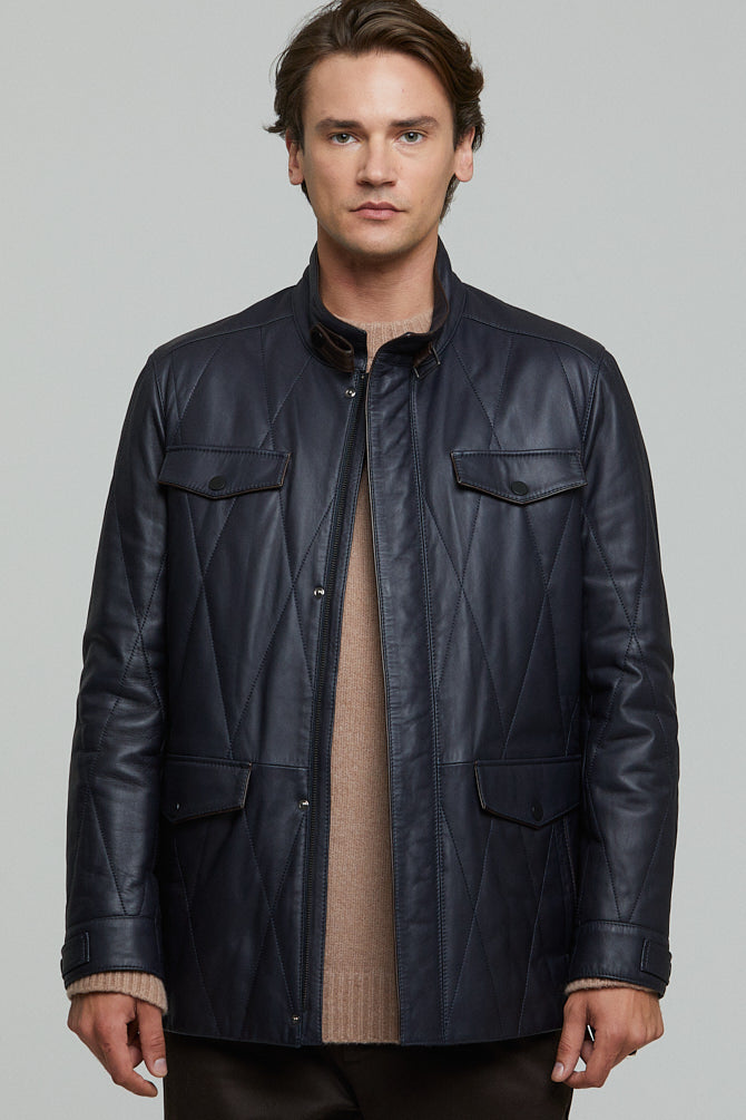 Ronaldo Men's Leather Jacket