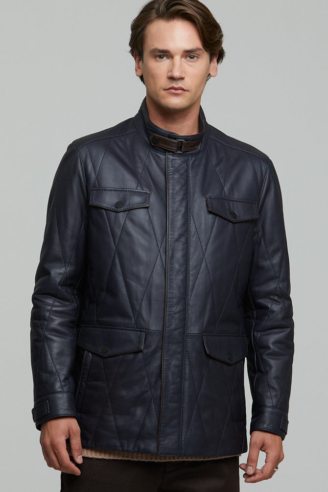 Ronaldo Men's Leather Jacket