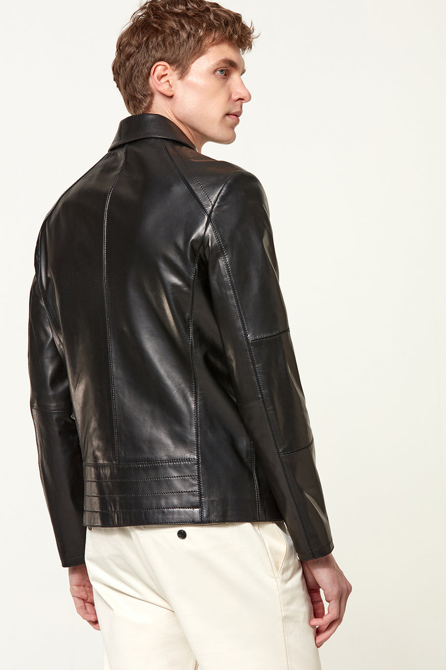 Salah Men's Leather Jacket