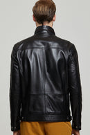Chris Men's Leather Jacket | Derimod