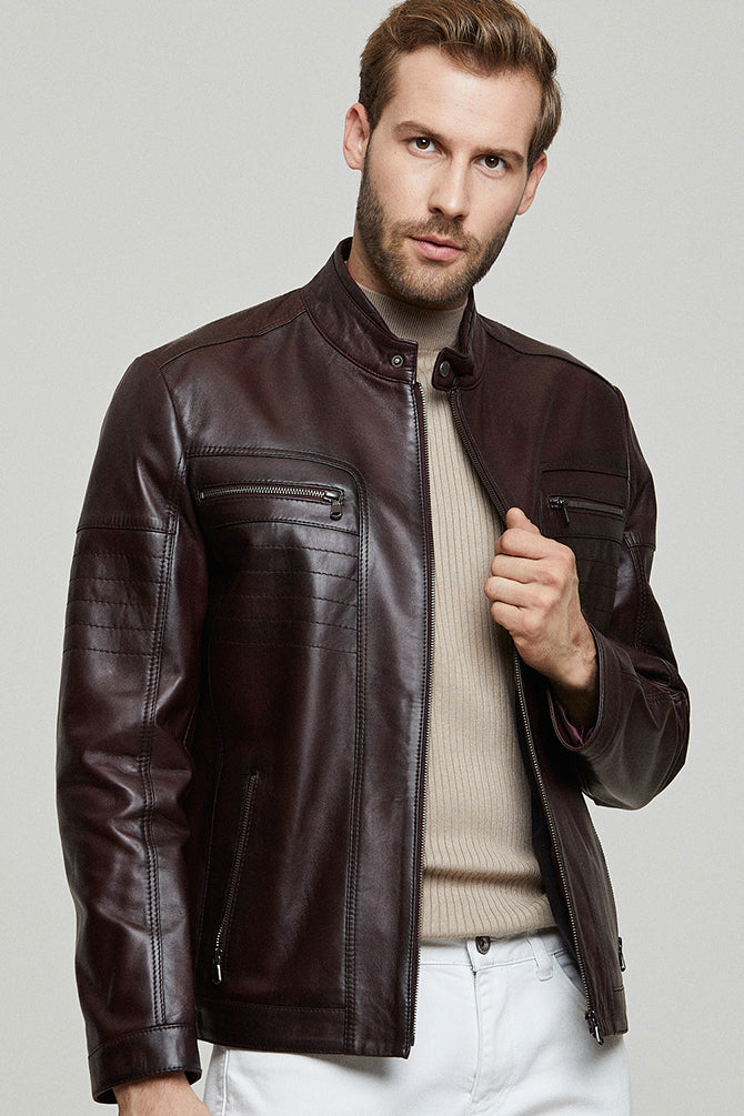 George Men's Leather Jacket