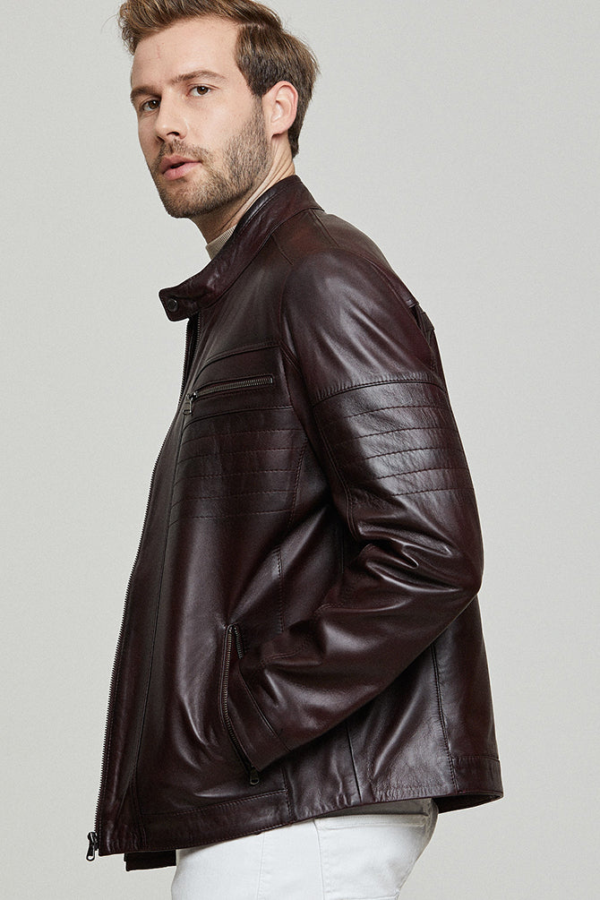 George Men's Leather Jacket