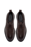 Male Brown Lace-up Leather Casual Shoes | Derimod