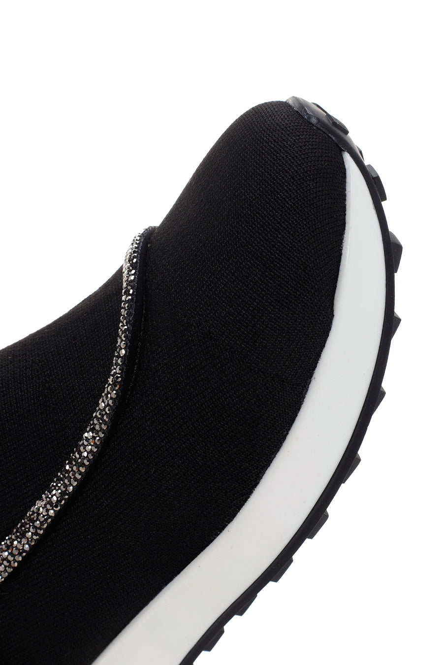 Kadın Siyah Kumaş Bilekli Sneaker